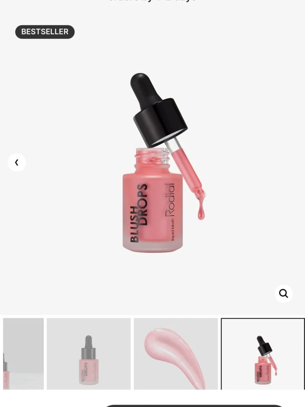 Rodial Blush Drops Liquid Blush - Frosted Pink